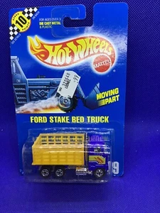 Camión de plataforma de estacas Ford 1990 Hot Wheels pieza móvil #99 #99 - Imagen 1 de 1