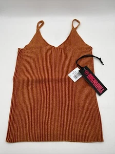 Rock & Roll Denim Rock And Roll Denim Ribbed Tank Top V-Neck Size Medium - Bild 1 von 6