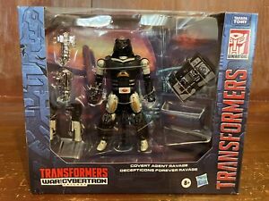 NEW! Transformers War For Cybertron COVERT AGENT DECEPTICONS FOREVER RAVAGE