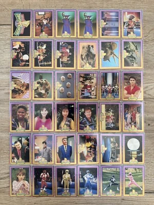 Mighty Morphin Power Rangers Trading Cards base set PRIMA SERIE - FIRST EDITION - Image 1 of 4