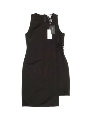 Finders Keepers Nouvel Dress LBD Bodycon Asymmetrical Sleeveless Black Size L - image 1 of 4