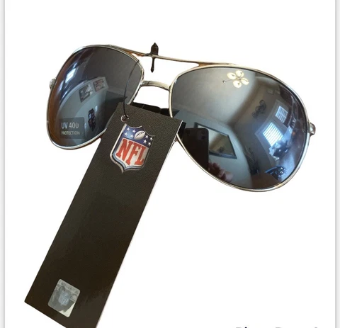 NFL Branded Aviator Sunglasses NFL North Carolina Panthers Cover