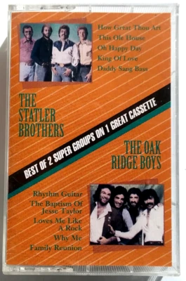 THE STATLER BROTHERS / THE OAK RIDGE BOYS - Best Of 2 Super Groups On 1 Cassette - Image 1 of 4