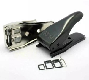 Découpeur SIM Universel 2 en 1 pour iPhone Samsung Nokia Micro & Nano SIM - Photo 1 sur 6