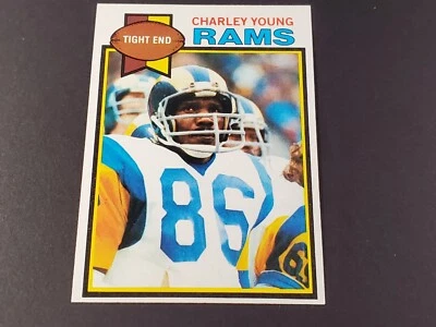 1979 TOPPS FOOTBALL #366 CHARLEY YOUNG HIGH GRADE NR MINT + BEAUTIFUL - Image 1 of 3