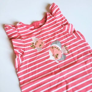 Gymboree Girls sz 6 Mermaid Cove Striped Fish Dress NWT - Picture 1 of 3