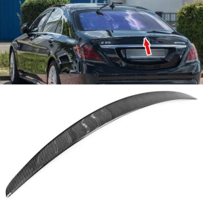 Carbon Fiber For Mercedes Benz W222 S-CLASS S63 OE Type Rear Trunk Spoiler 14-18 Foto 1 de 4
