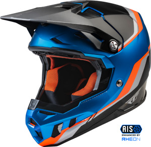 Fly Racing 73-4312YL Youth Formula CC Driver Helmet Blue/Orange/Black Large