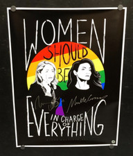 MIRANDA OTTO & M. GOMEZ Signed 16.5 X 22 Photo Chilling Adventures of Sabrina