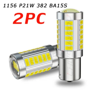 Para Nissan NV200 2010-On - 2X 1156 P21W Blanco 6000K Bombillas LED Inverso - Imagen 1 de 11