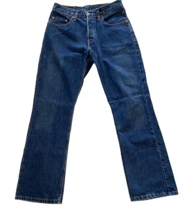 Levi's 558 Mens Vintage Straight Button Fly Blue Denim Jeans W30 L31 - Picture 1 of 15
