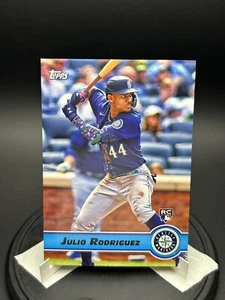 2022 Topps UK Edition Julio Rodriguez 1997-98 Merlin Redux Rookie RC #PG-20 - Picture 1 of 2