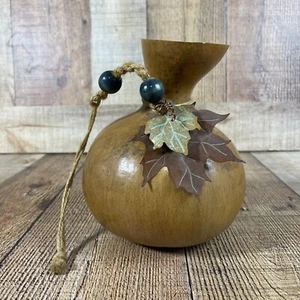 Jarrón de calabaza hecho a mano decoración de otoño - Imagen 1 de 10