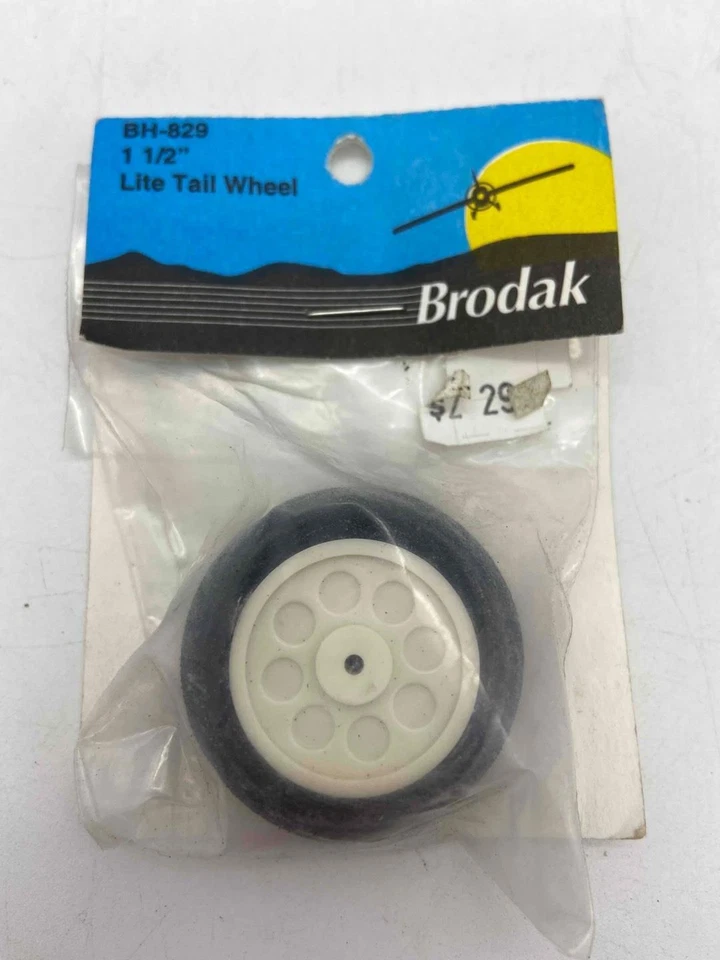 Brodak Lite Tail Wheel 1 1/2"  No. BH-829 NIP - Image 1 of 1