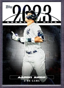 2024 Topps Series 1 Aaron Judge New York Yankees 2023 Greatest Hits #23GH-2 - Bild 1 von 2