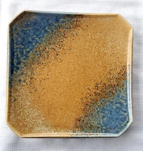 Miya Japan Aoi Nagashi Glazed Stoneware Sushi Sashimi Plate - Picture 1 of 3
