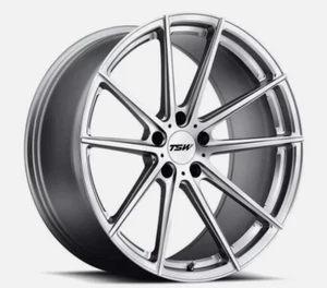 20x10.5" TSW Wheels Bathurst Silver w/Mirror Cut Face Rotary Forged Rims; 1 Pair - Picture 1 of 6