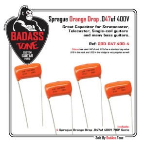 .047uf - 400V 716P Series Sprague Orange Drop - Guitar tone cap - Qty (4) - Picture 1 of 1
