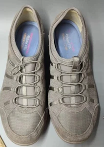 Scarpe Skechers donna bungee bikers slip on vestibilità rilassata taglia 9,5 USA - 22478 grigio - Foto 1 di 17