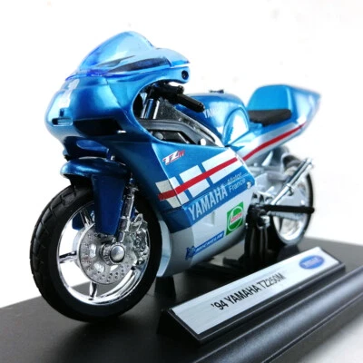 1994 YAMAHA TZ250 M Motorcycle Die-Cast Model WELLY 1:18 Scale Toy Collection #2 - Image 1 of 4