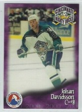 1999-00 Cincinnati Mighty Ducks (AHL) Johan Davidsson