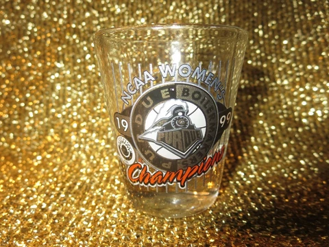 Purdue Boilermakers 1999 NCAA Womens Basketball Champs Shot Glass Glasses NEW Cover