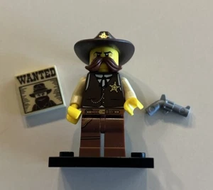 Lego Sheriff Minifigura Coleccionable Serie 13 CMF Completa con Azulejo Buscado - Imagen 1 de 2