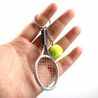 Cute Sport Mini Tennis Racket Pendant Keychain Finder Holer Accessor QW