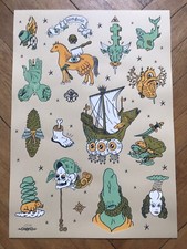 Tattoo Flash - Bongoût Screenprint