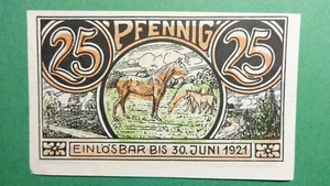 Alemania 1921 25 de junio Pfennig Notgeld 👀 - Imagen 1 de 2