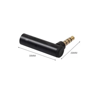 1Pc 3.5mm Male to Female 90 Degree Right Angled Adapter Audio Microphone - Picture 1 of 10