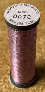 Kreinik Metallic Cord - 50m spools - Choose Your Colors NEW - Picture 1 of 36