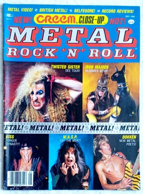 CREEM Close-Up Metal Rock N Roll Oct 1985 Motley Crue Ratt EX Cond Q2 - Image 1 of 2