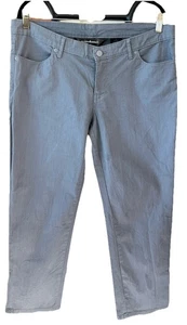 Norma Kamali Ankle Zip Straight Leg Ankle Zip Hose grau 12 Mid Rise Stretch 12 - Bild 1 von 8