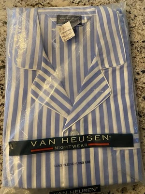 Nuevo de Lote Antiguo Para Hombre Van Heusen Pijama A Rayas Manga Larga/Pierna EX-GRANDE XL Foto 1 de 3