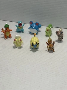 Pokemon Lote De 8 WCT Wicked Cool Toys PVC Figuras De Acción Mini Battle Charmander  - Imagen 1 de 8