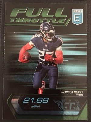 2024 Donruss Elite #5 Derrick Henry Full Throttle Green - Image 1 of 2