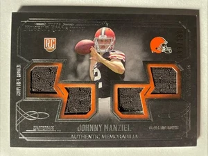 2014 Topps Museum JOHNNY MANZIEL Rookie Quad Relics 093/150 CLEVELAND BROWNS - Picture 1 of 2
