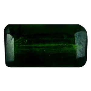 Octágono brillante de 0,51 quilates (6 x 3 mm) turmalina verde de Mozambique sin calefacción - Imagen 1 de 1
