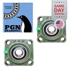 (2) UCF204-12 Solid Base Pillow Block Flange Mounted Bearing 3/4" Bore 4 Bolt