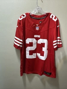 NWT Nike Christian McCaffrey San Francisco 49ers Vapor Limited Jersey Men's L - Picture 1 of 19