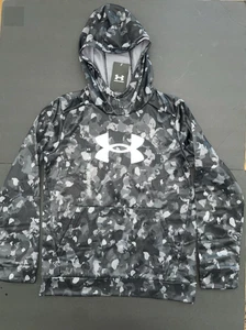 Nuevo con etiquetas Niños Under Armour Logo Grande Negro y Gris Camuflaje Juvenil Grande ~ $45 - Imagen 1 de 6