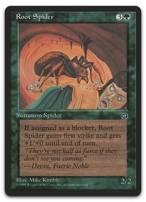 Root Spider (LP) Homelands HML Magic MTG - Image 1 of 2