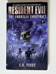Resident Evil The Umbrella Conspiracy S.D. Perry (1998, Pocket Books) Horror - Foto 1 di 7
