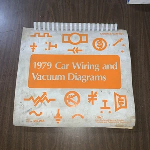 Carpeta manual diagramas de cableado de auto Ford 1979 OEM - Imagen 1 de 3