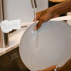 Extended Handle Cup Wash Brush Sponge Long Handled for Cleaning Home Tools - Picture 1 of 12