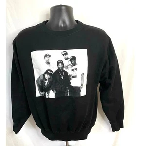 N.W.A Rap Group Black Graphic Sweatshirt Men’s Large - Picture 1 of 5
