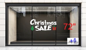 Weihnachten SALE Fensterschild Premium Oracal 651 Outdoor Aufkleber Warensicher - Bild 1 von 23