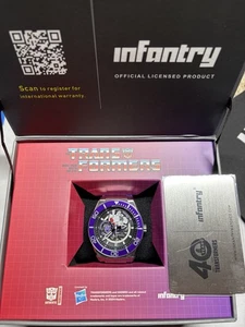 Reloj INFANTRY X TRANSFORMERS 40th MEGATRON Modular Seiko 43mm LIMITADO NUEVO - Imagen 1 de 12