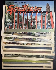Lot von 12 alten Postkarten Minnesota St. Paul Bibliothek Kathedrale Kapitol - Bild 1 von 24